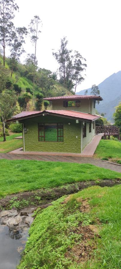 "Casa Verde" En Banos De Agua Santa Con Vista Al Volcan Tungurahua Esterno foto