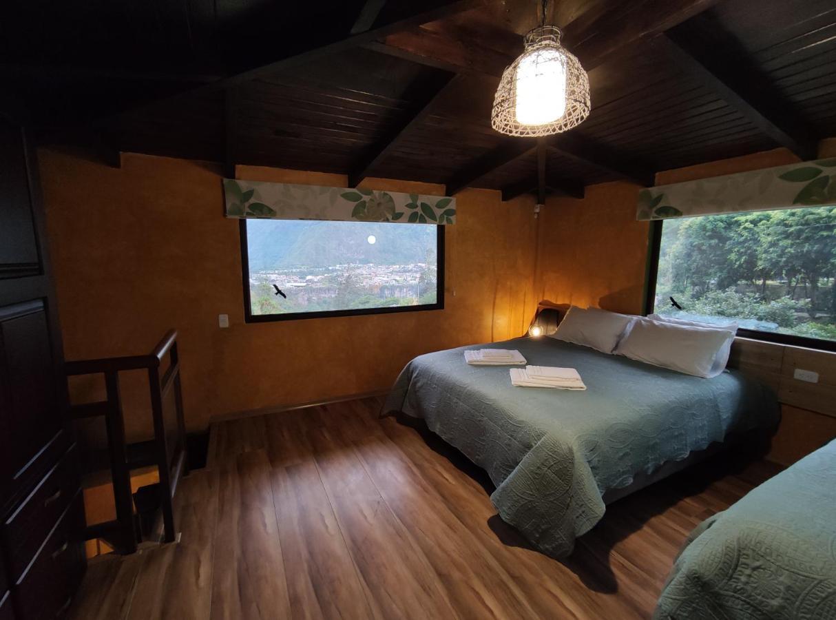 "Casa Verde" En Banos De Agua Santa Con Vista Al Volcan Tungurahua Esterno foto