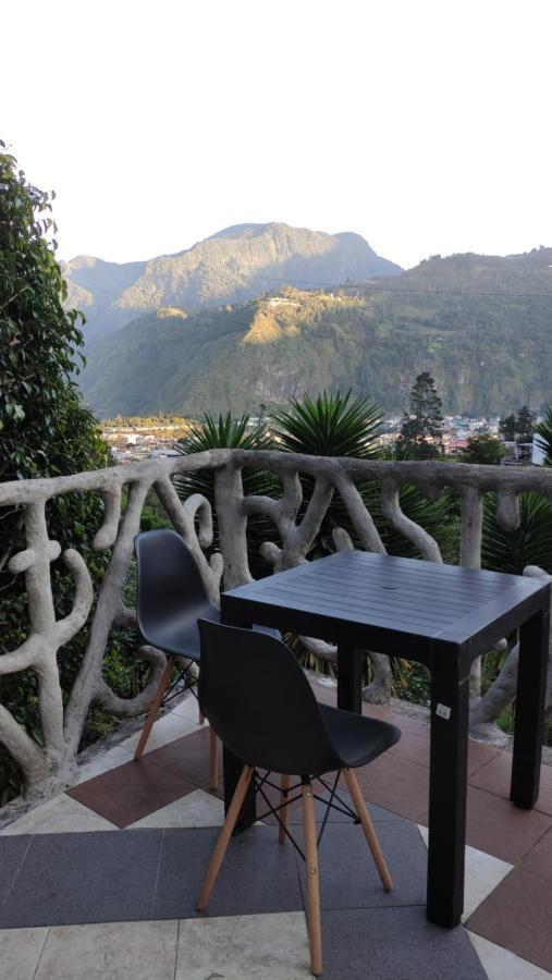 "Casa Verde" En Banos De Agua Santa Con Vista Al Volcan Tungurahua Esterno foto
