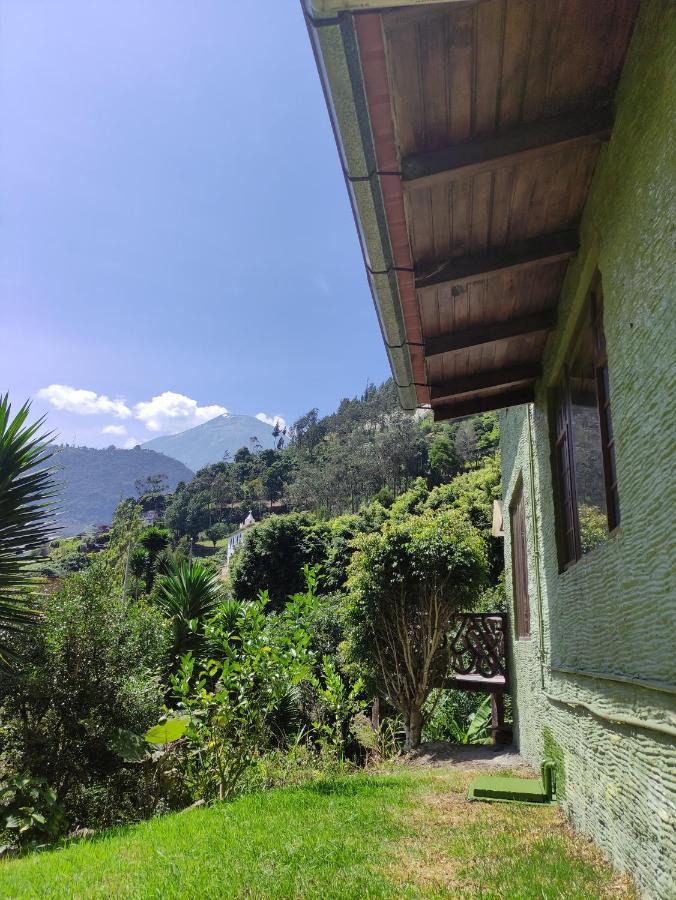 "Casa Verde" En Banos De Agua Santa Con Vista Al Volcan Tungurahua Esterno foto
